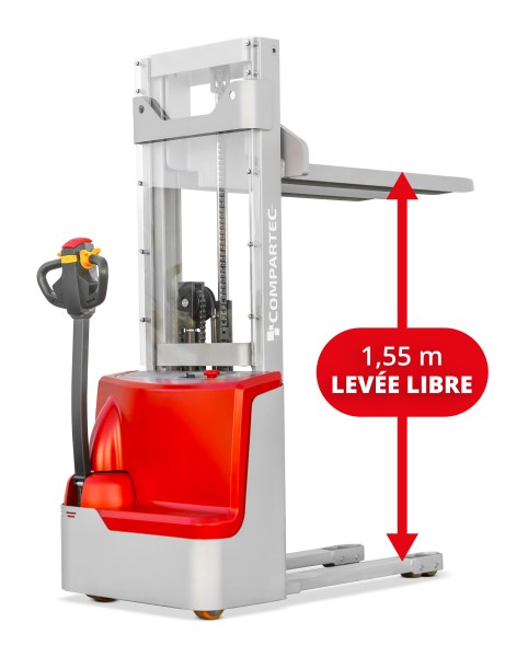 CS12-30F Gerbeur électrique - 1200 kg, jusqu'à 3000 mm