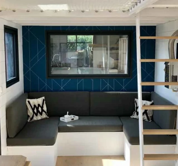 Beste Mezzanine Tiny House Familiale 6 place