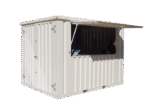 Container bar pliable XL 4 x 2 mètres RAL 9016