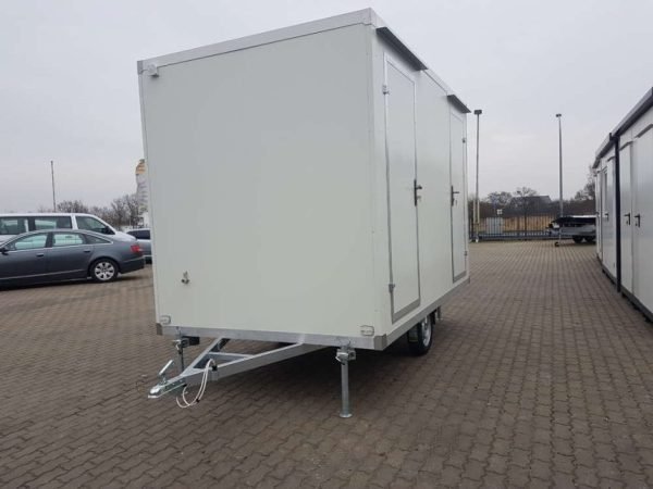 Remorque Sanitaire avec toilette double 3,50x2M 750KG