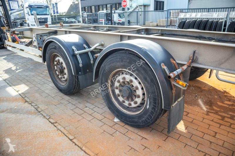 Remorque Alcar porte container  PORTE CAISSE 2 essieux occasion
