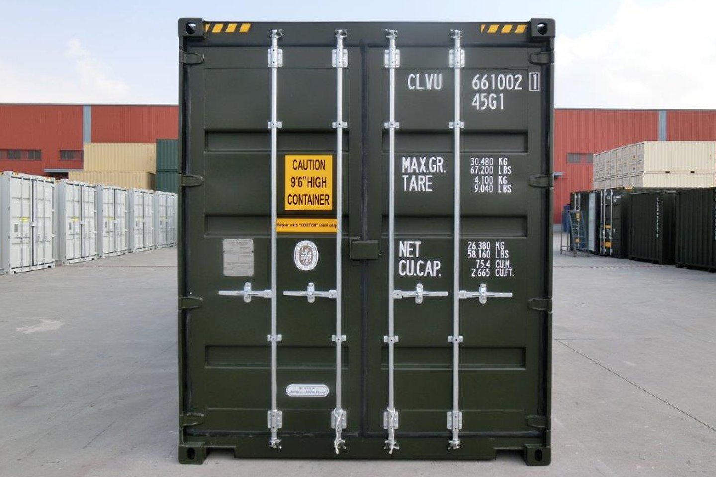 Container 40 pieds High-cube Double porte