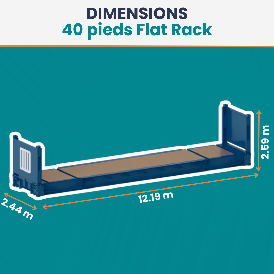 Conteneur 40 Pieds Flat Rack Neuf