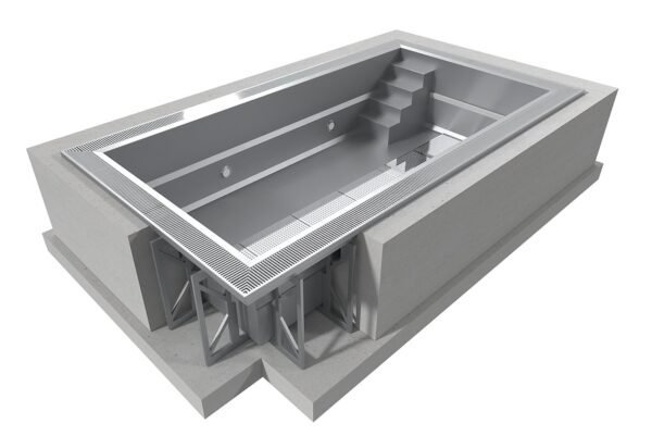 Piscine inox Pool Expert 3x6x1,34 m