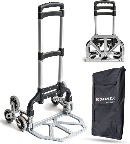 Diable en aluminium DAIMEX pliable, charge maximale 75kg