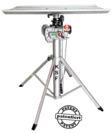 Élévateur électrique CM270, capacité de charge de 120 kg, levée de 2,6 m