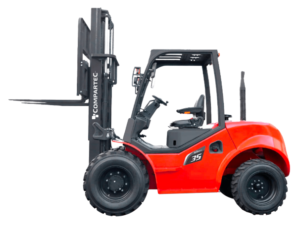 Chariot élévateur tout-terrain 4x4 Compartec CPCD35 - 4500 mm