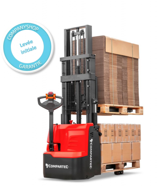 Gerbeur électrique avec course initiale jusqu'à 3300 mm - 1200 kg
