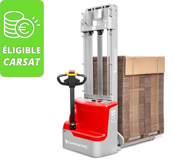 Gerbeur électrique CS15 - 1500 kg jusqu'à 4000 mm