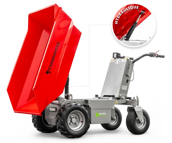 Minidumper LoadMaster CH500 - 500 kg électrique hydraulique
