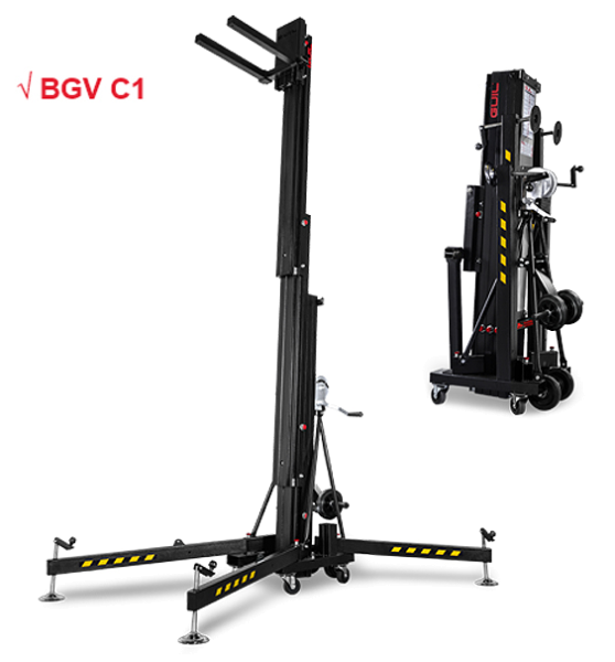 Pied de levage ULK 700 - capacité de charge de 350 kg, levée de 5000 mm