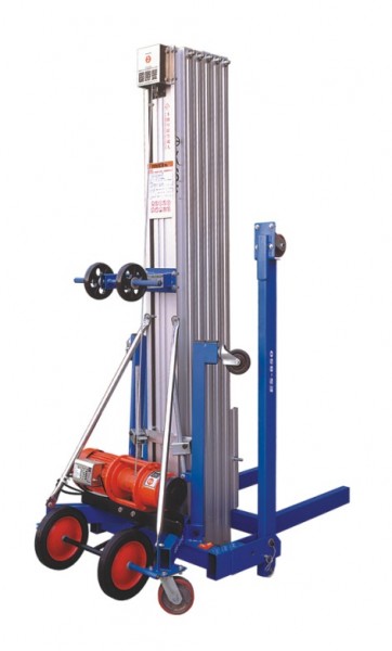 Monte-matériaux électrique ES850, capacité de charge de 300 kg, course de 8700 mm