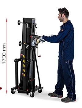 Pied de levage ULK 400- capacité de charge de 200 kg, levée de 5000 mm