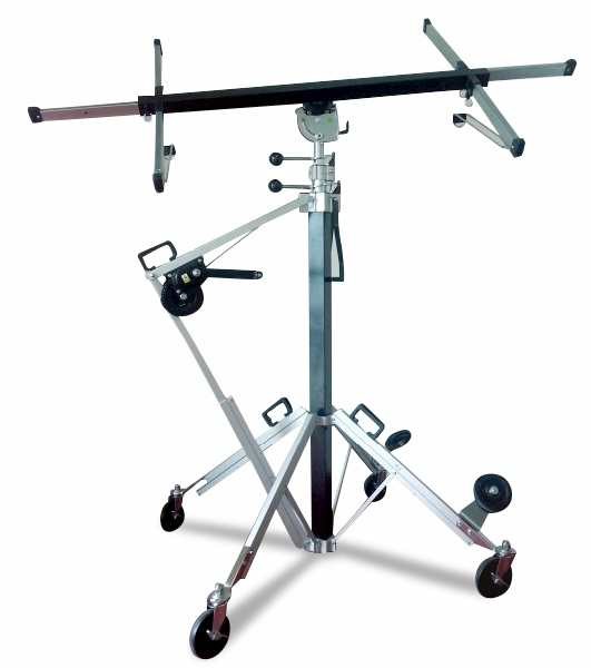 Lève-plaque DWM380 avec treuil à câble - capacité de charge 70 kg, hauteur de levage 3800 mm
