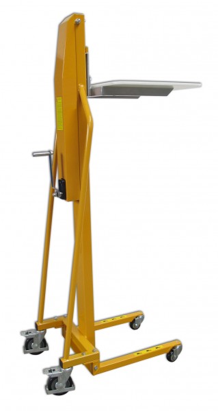 Mini élévateur MM200, charge max. 200 kg, manuel avec treuil manuel