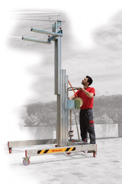 Élévateur de matériaux Faraone HW 550 BIG - capacité de 200 kg, hauteur de levage de 5500mm
