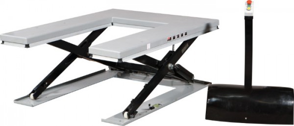 Table élévatrice SU1500 - profil en U, 1500 kg de capacité de charge, 860 mm d'hauteur de levage