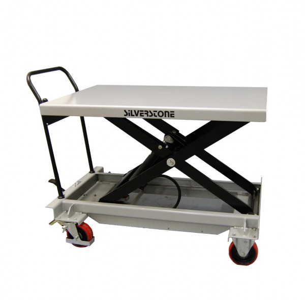 Silverstone Table élévatrice à ciseaux - plate-forme 1200 x 800 mm, 500 kg de capacité de charge