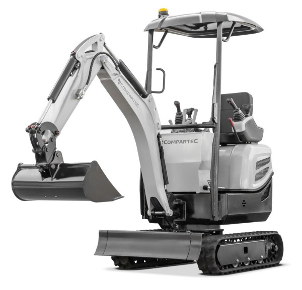 Mini-pelle Yanmaster - Moteur Diesel Yanmar, 1200kg