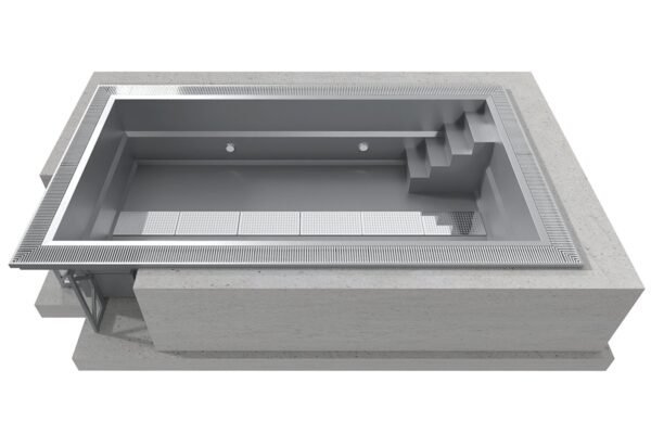Piscine inox Pool Expert 3x6x1,34 m