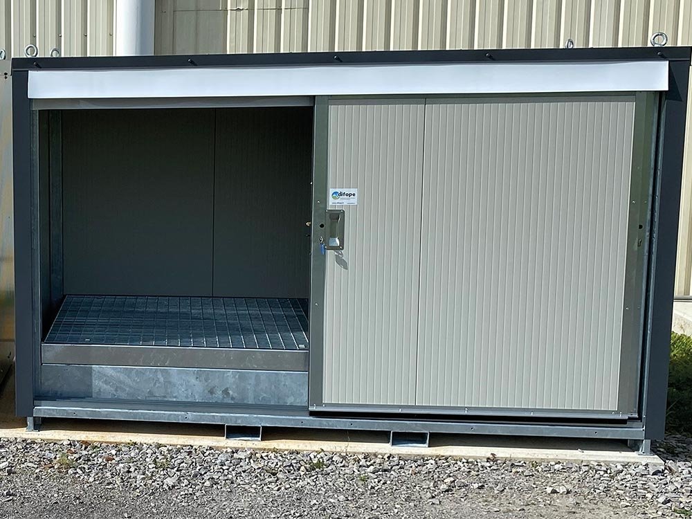 Conteneur de stockage isolé avec rétention 3 M
