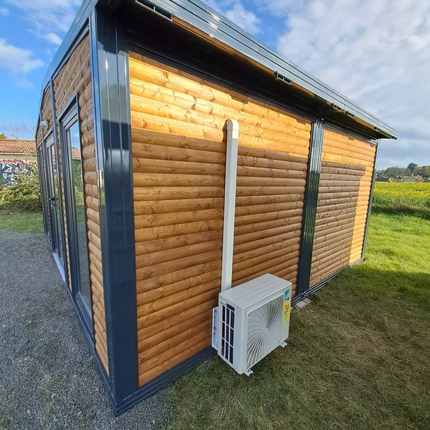 Container Bungalow Meublé avec Chalet de Jardin  Neuf