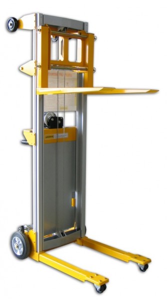 Minilift en aluminium AL 181, capacité de charge de 181 kg, manuel avec treuil à câble manuel