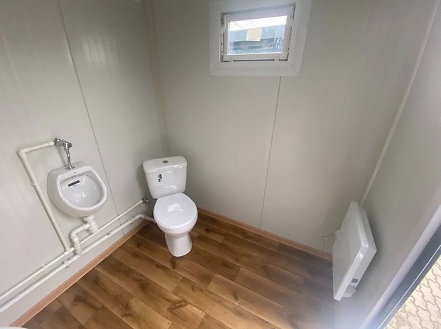 Conteneur Sanitaire WC Box neuf avec Cabine Double