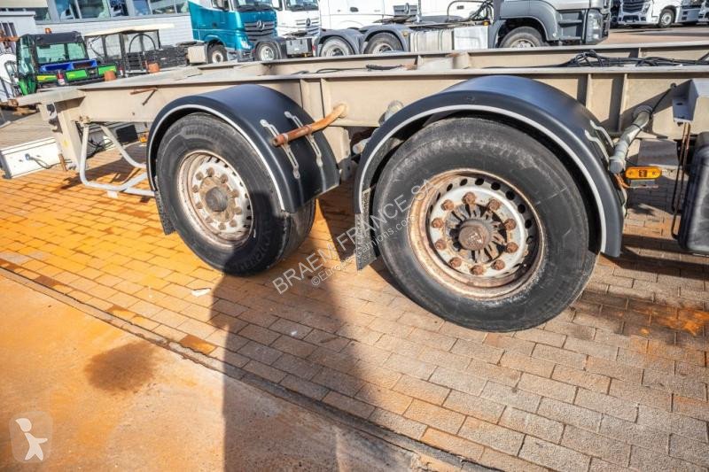 Remorque Alcar porte container  PORTE CAISSE 2 essieux occasion