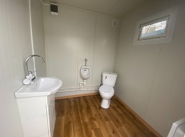 Conteneur Sanitaire WC Box neuf avec Cabine Double