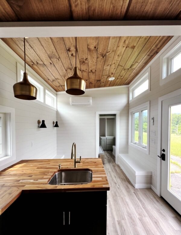 Tiny House avec chambre et loft au rez-de-chaussée