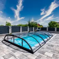 Abri de piscine mi- haut KLASIK