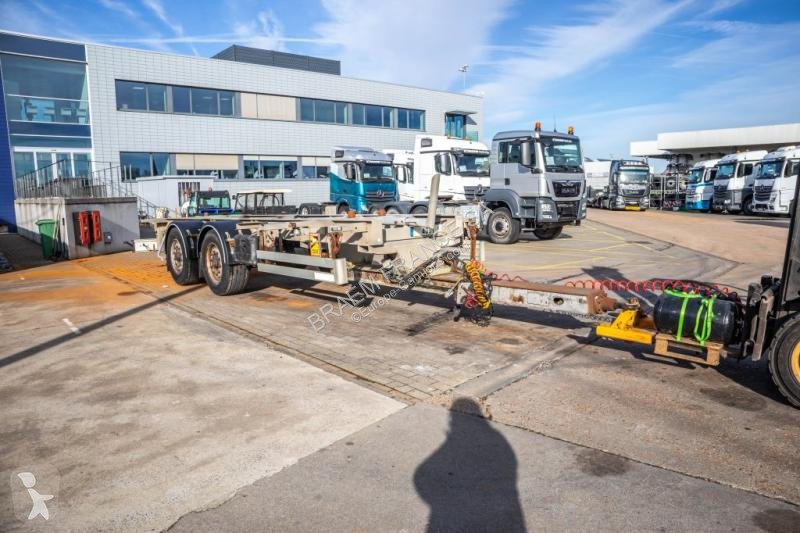 Remorque Alcar porte container  PORTE CAISSE 2 essieux occasion