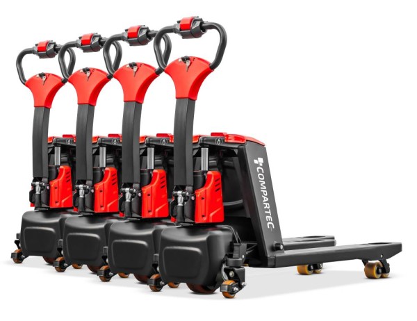 Prix par lot : Transpalette électrique « ForkLion Pro » - 1500 kg, roues stabilisatrices